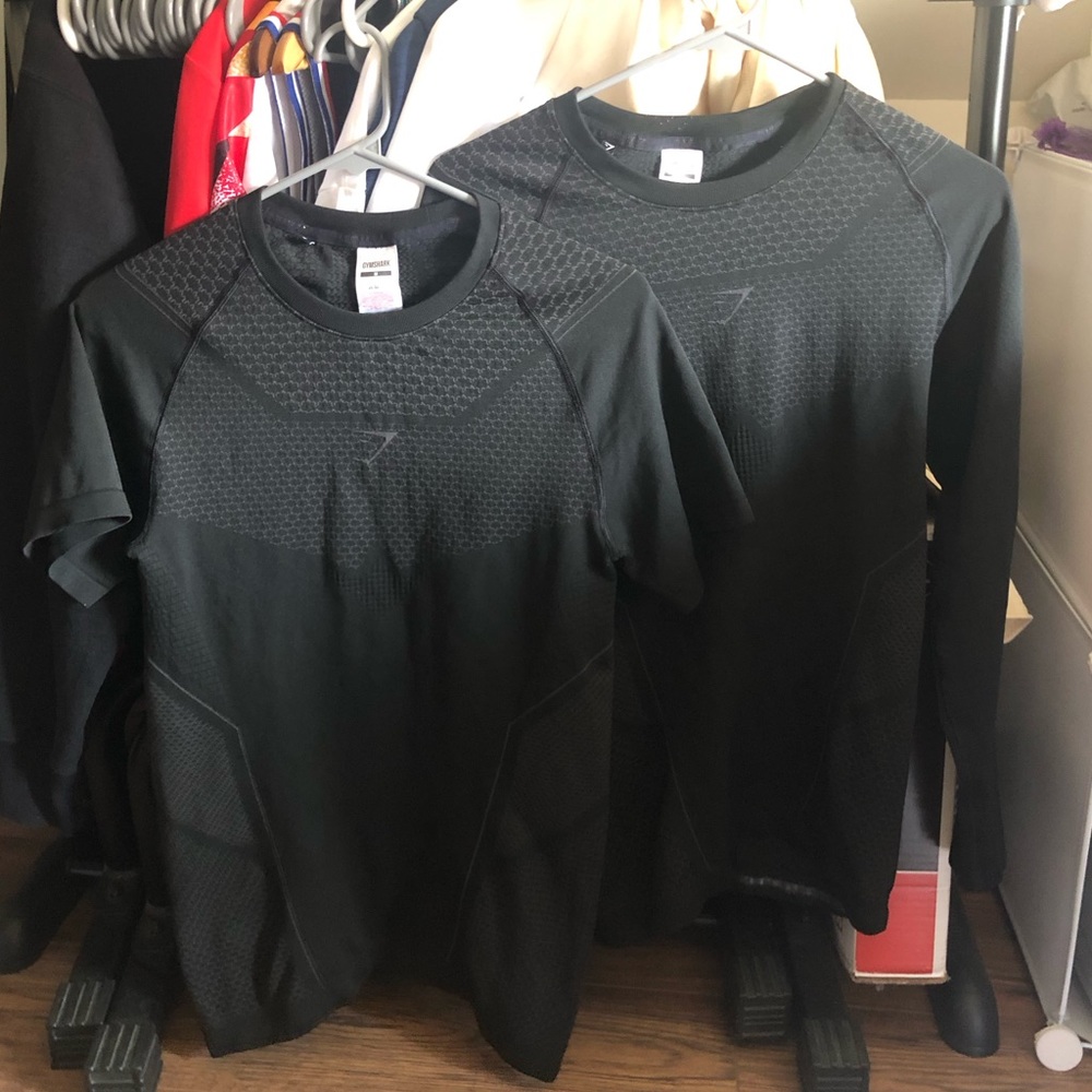 Gymshark V4 Onyx shirts bundle